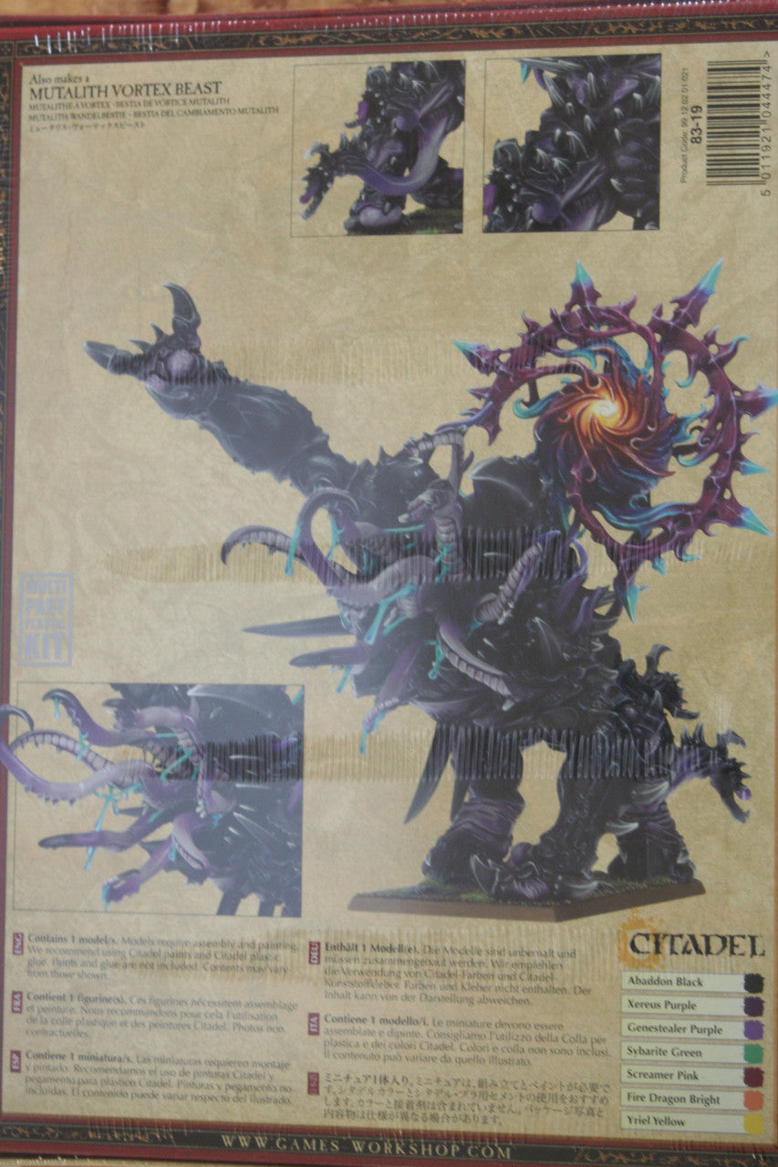 Games Workshop Warhammer 40K Chaos Beats Chaos Space Marines Tzeentch Mutalith Vortex can be used as Slaughterbrute Beast - Web Exclusive