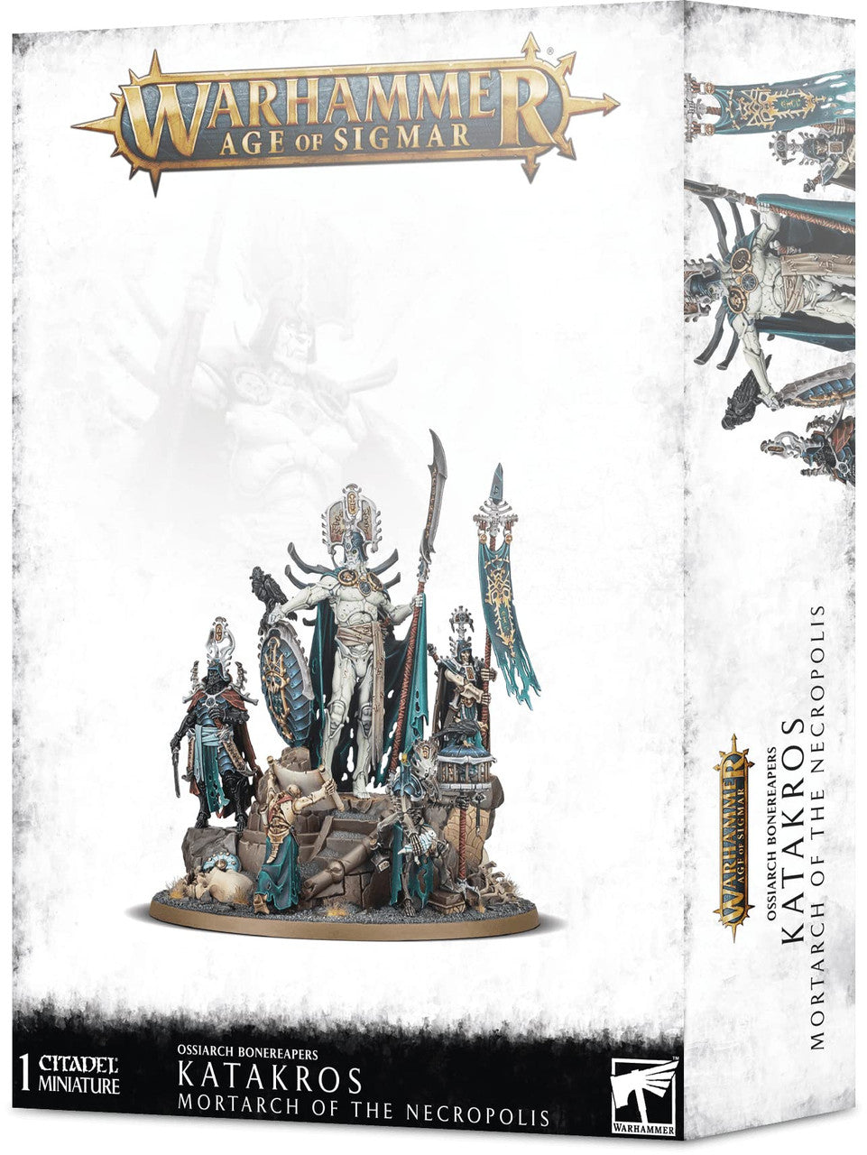 Games Workshop Warhammer Age Of Sigmar Ossiarch-Bonereapers Katakros, Mortarch of the Necropolis Web Exclusive