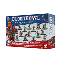 Games Workshop Blood Bowl Chaos Dwarf Team Plastic Box 201-11