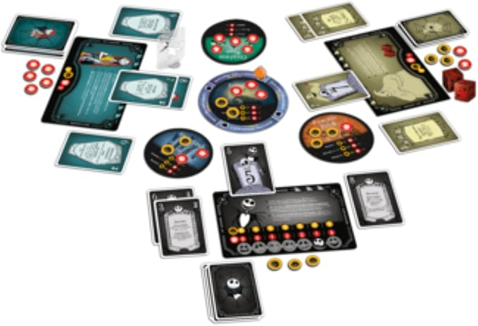 Mixlore The Nightmare Before Christmas Tactical Board Game of Holiday Victory MIXNBC01