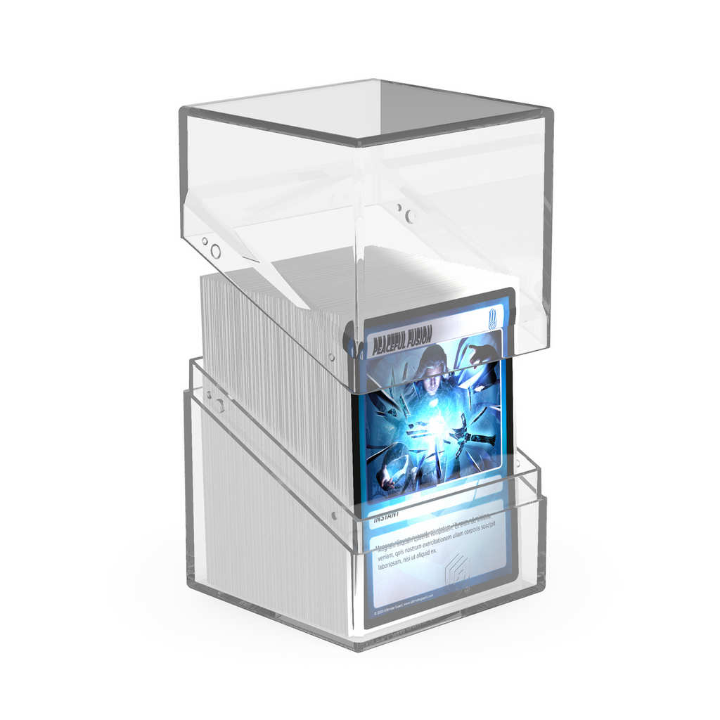 Ultimate Guard Deck Case 100+ Boulder Clear Transparent UGD011509
