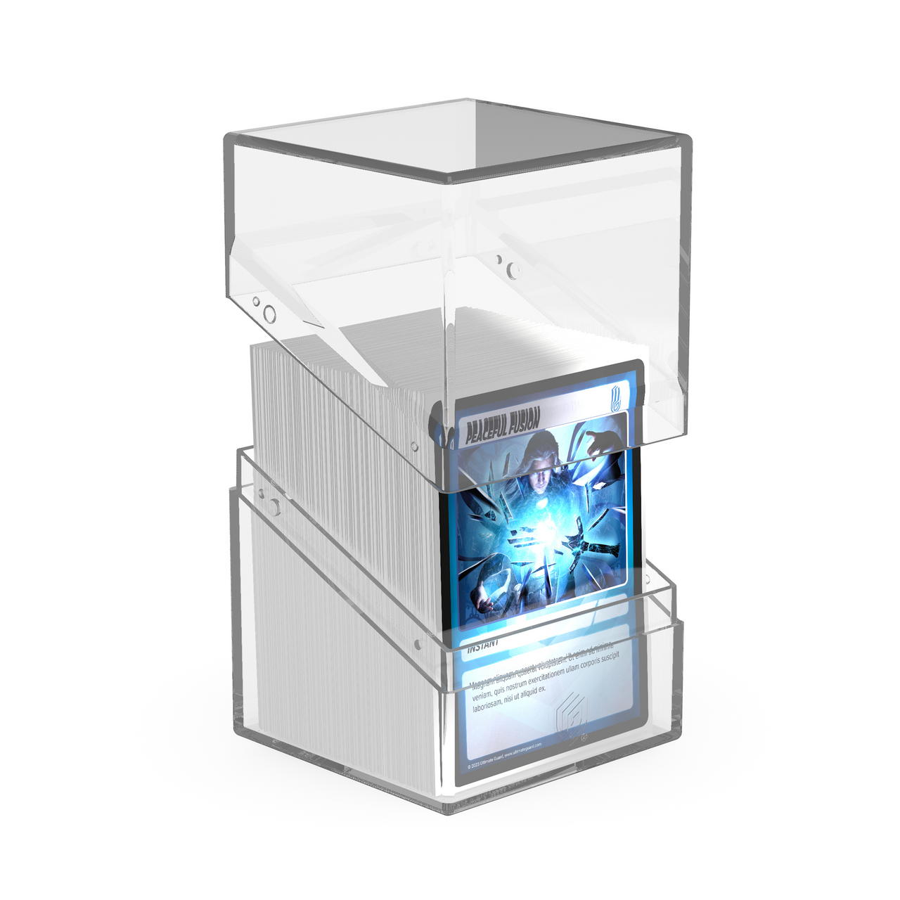 Ultimate Guard Deck Case 100+ Boulder Clear Transparent UGD011509