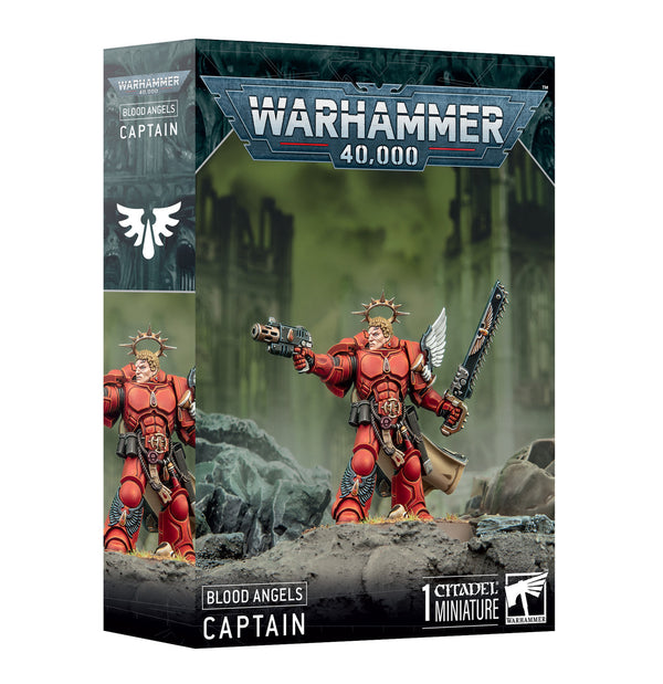 Games Workshop Warhammer 40K Blood Angels Captain Plastic Box 41-23