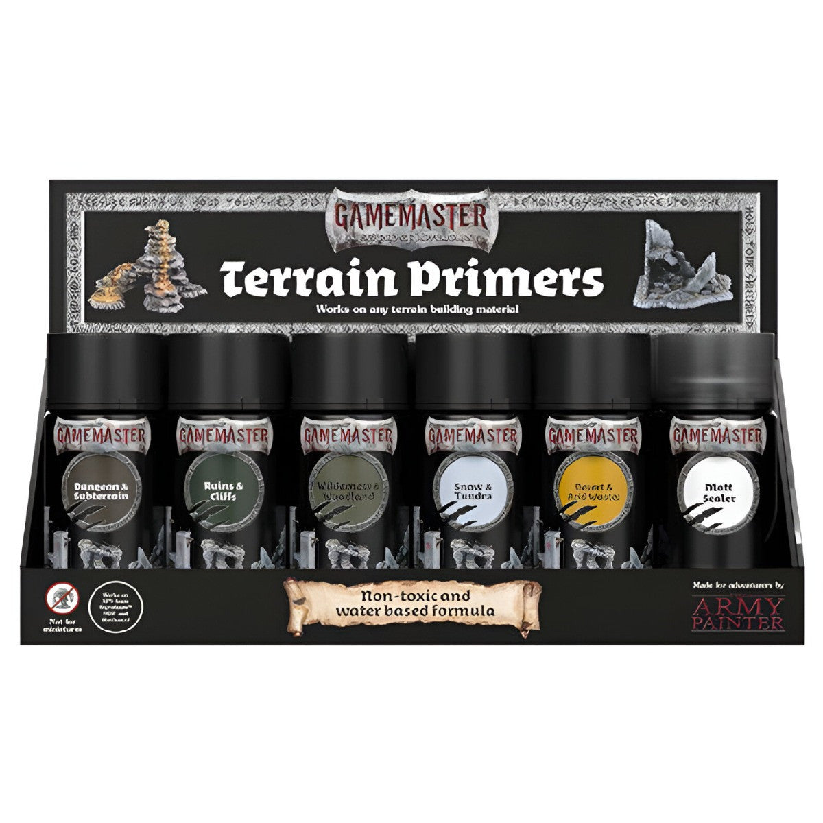 The Army Painter Gamemaster Terrain Primer Display Pack GM3000