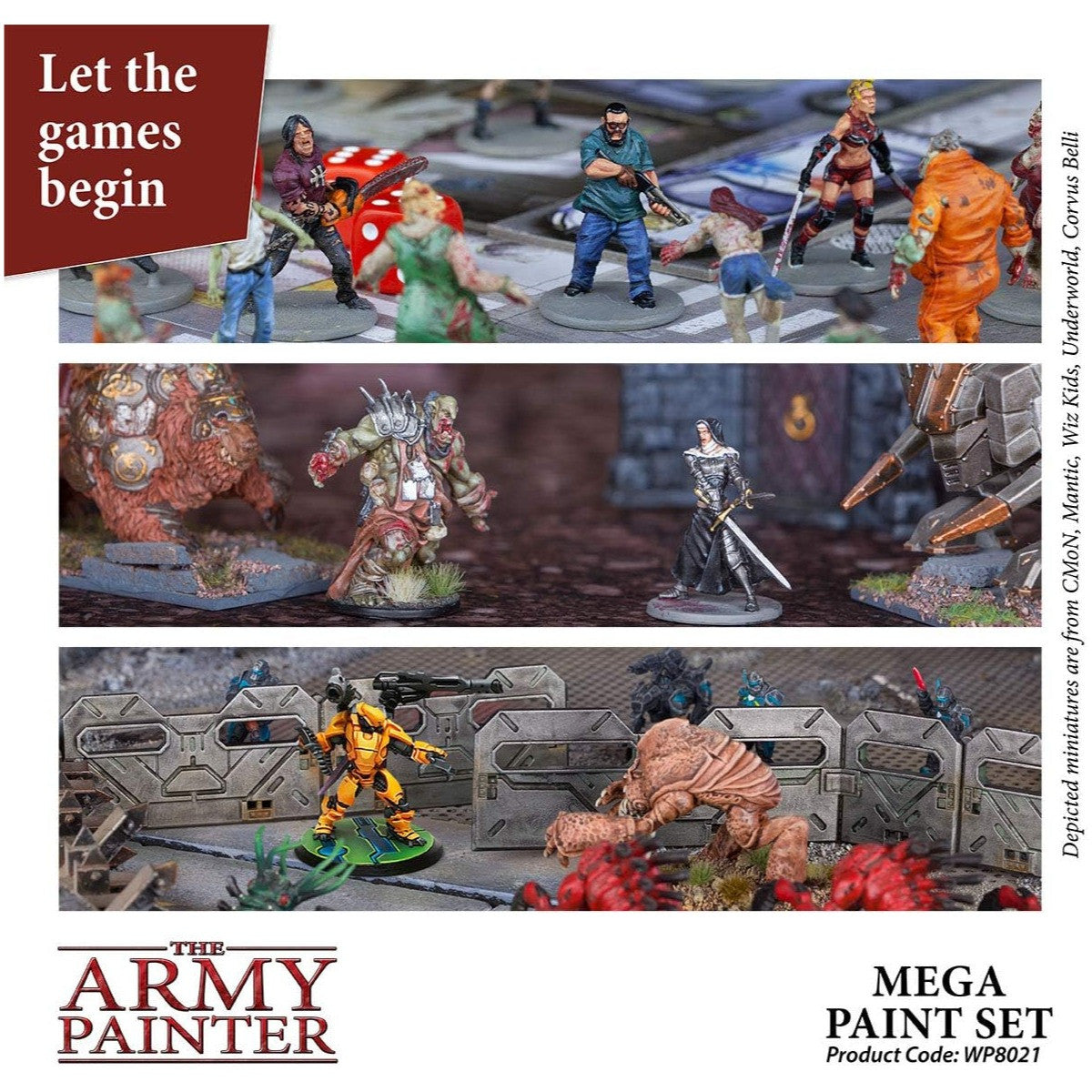 The Army Painter Warpaints Mega Paint Set 2017 WP8021