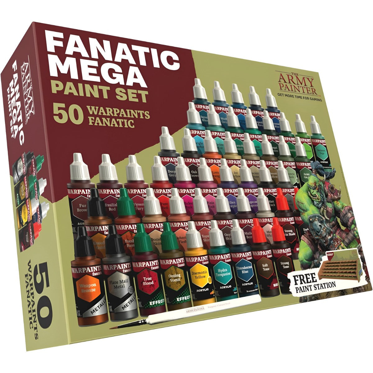 Army Painter Warpaints Fanatic Mega Set, 50 | Saga Concepts