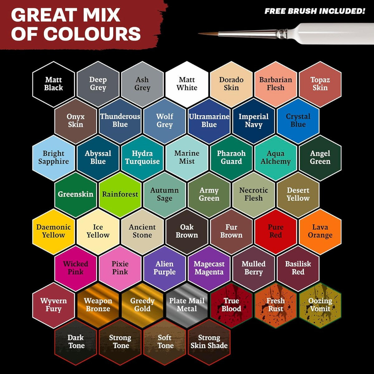 The Army Painter Warpaints Fanatic Mega Paint Set TAP-WP8067