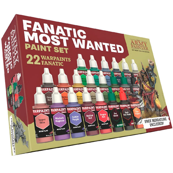 The Army Painter Warpaints Fanatic Most Wanted Paint Set TAP-WP8071