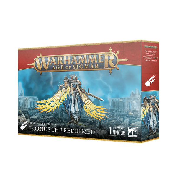 Games Workshop Warhammer Age Of Sigmar Stormcast Eternals Tornus The Redeemed Plastic Box 96-69