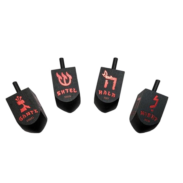 If I Were A Lich Man Wooden Dreidel Set