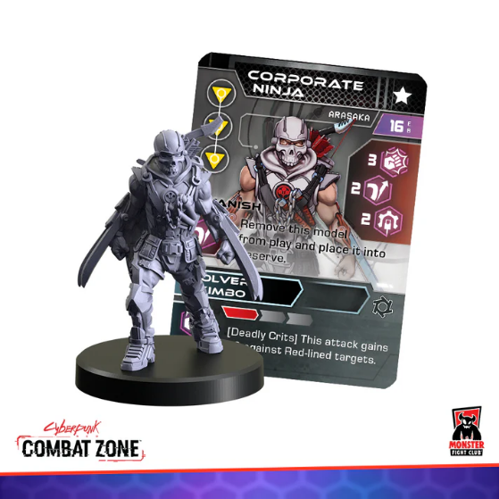 Monster Fight Club Cyberpunk Red Combat Zone Downsizers Arasaka Gangers MFC-45101