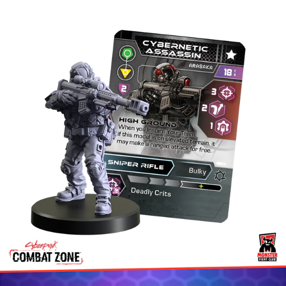 Monster Fight Club Cyberpunk Red Combat Zone Downsizers Arasaka Gangers MFC-45101