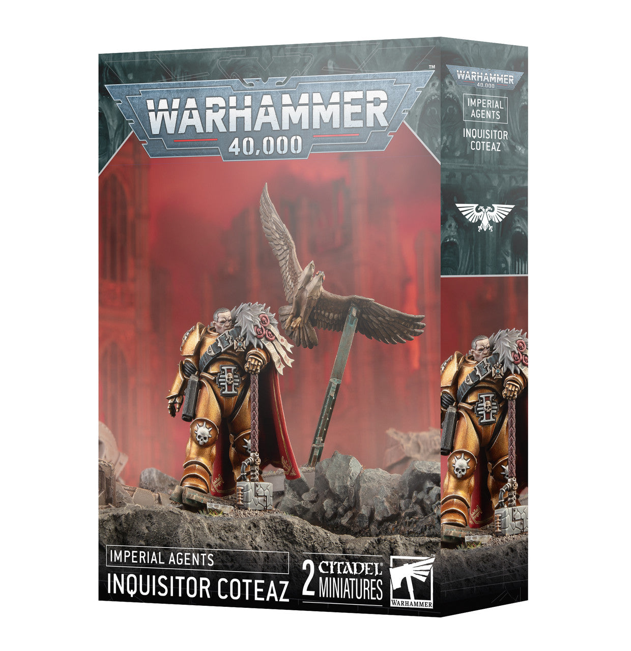 Games Workshop Warhammer 40K Armies Of The Imperium Inquisitor Coteaz And The Glodovan Eagle Plastic Box 57-50
