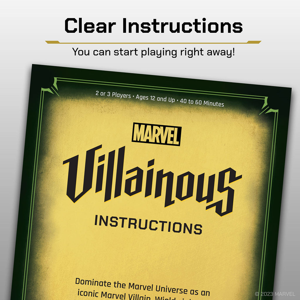 Ravensburger Marvel Villainous: Twisted Ambitions Engaging Strategy Board Game Perfect for Marvel Fans & Families Compatibility with Other Marvel Villainous Games