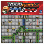 Renegade Game Studios Robo Rally Turn and Burn Expansion Racing Board Game New Elements Radiation Cards Ages 12 Plus 2 to 6 Players Playtime 45 to 90 Minutes RGS02750