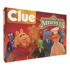USAOPOLY CLUE The Muppets Classic Board Game Solve The Mystery in The Muppet Theater with Kermit, Fozzie, & More, Discover Who, Where, and What Weapon was Used