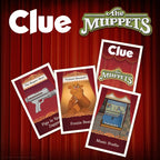 USAOPOLY CLUE The Muppets Classic Board Game Solve The Mystery in The Muppet Theater with Kermit, Fozzie, & More, Discover Who, Where, and What Weapon was Used