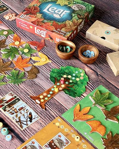 Weird City Games Leaf Strategy Board Game Tactical Gameplay, Family Friendly WCG21