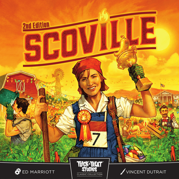 Trick Or Treat Studios, Scoville 2E - Revitalized Hot & Spicy Strategy Farming Board Game - for 1 to 6 Players Ages 14+