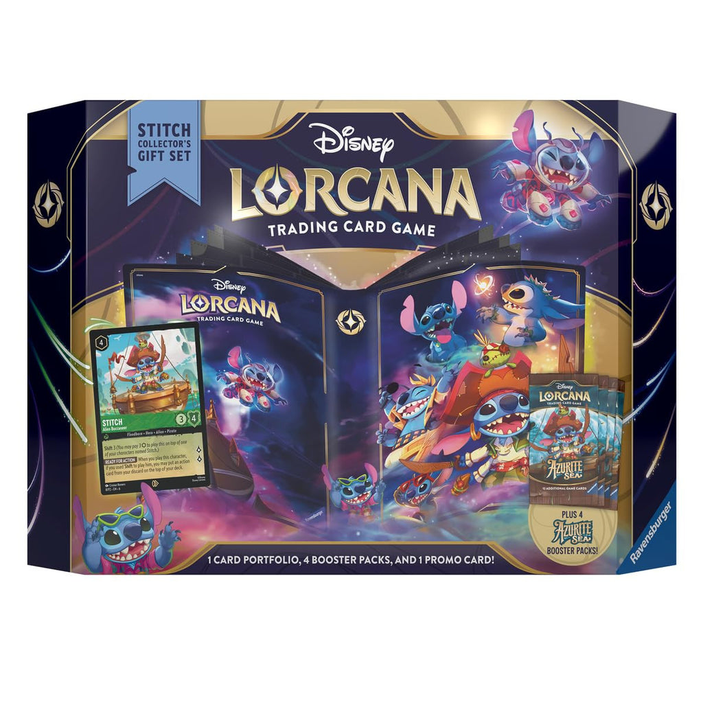 Disney Lorcana TCG Azurite Sea Collector's Gift Set Stitch DSNYLOR6-GIFTSET