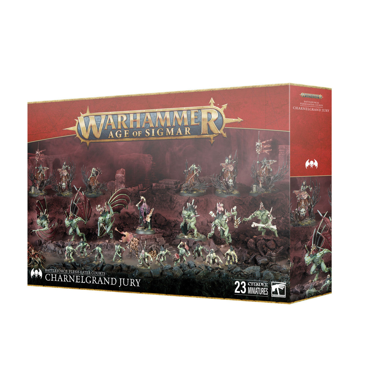 Games Workshop Warhammer Age Of Sigmar Flesh-Eater Courts Charnelgrand Jury Plastic Box 91-68