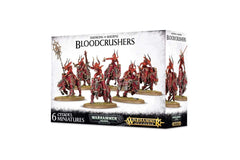 Games Workshop Warhammer Age Of Sigmar and 40K Daemons of Khorne Bloodcrushers 6 Figures Web Exclusive