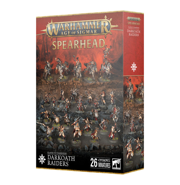 Games Workshop Warhammer Age Of Sigmar Spearhead Slaves to Darkness Darkoath Raiders Plastic Box 70-836