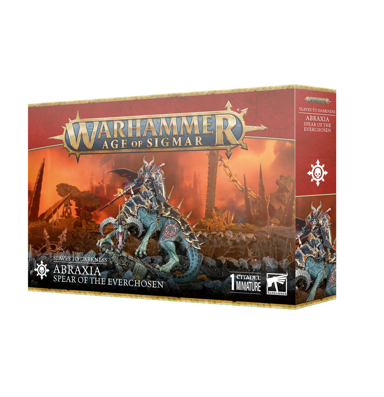 Games Workshop Warhammer Age Of Sigmar Slaves to Darkness Abraxia Spear Everchosen Plastic Box 83-57