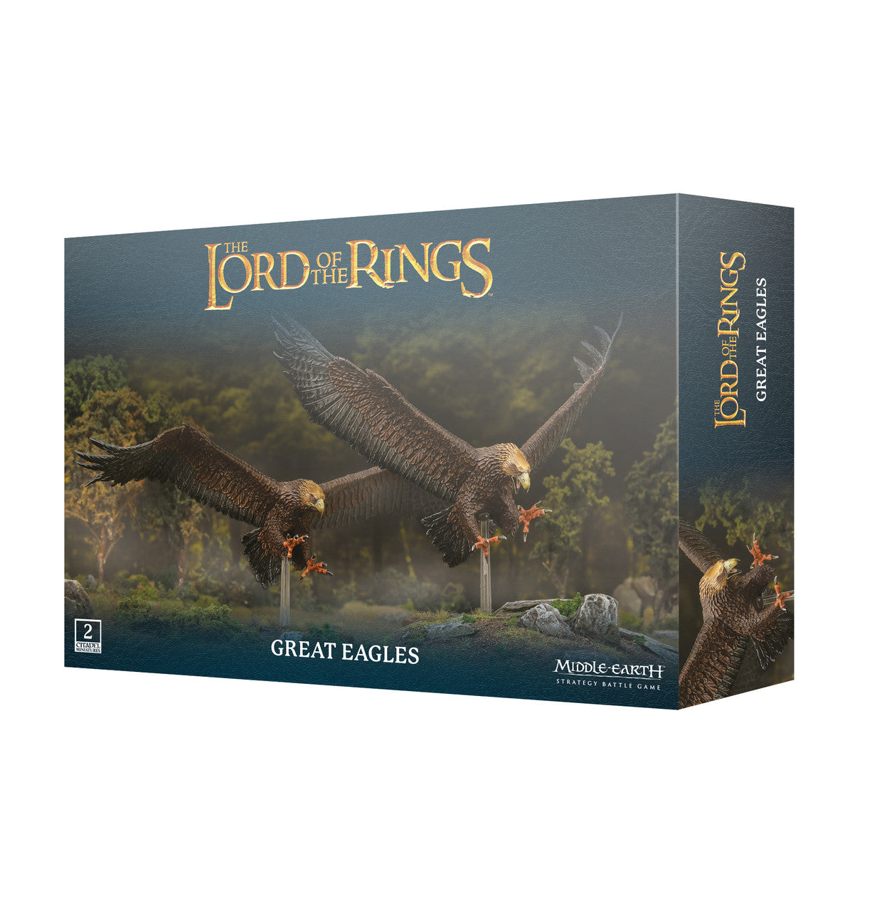Games Workshop Middle Earth Lord Of The Rings Strategy Battle Game Great Eagles Plastic Box 30-27