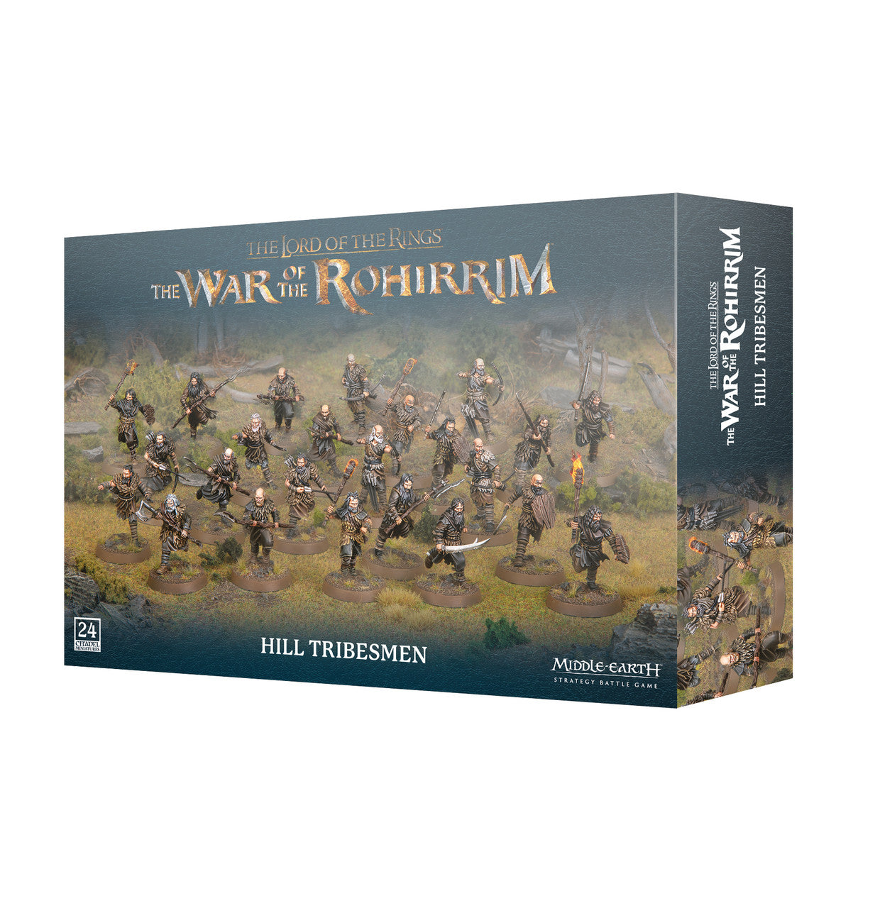 Games Workshop Lord Of The Rings Middle Earth Strategy Battle Game Hill Tribesmen Plastic Box 30-85