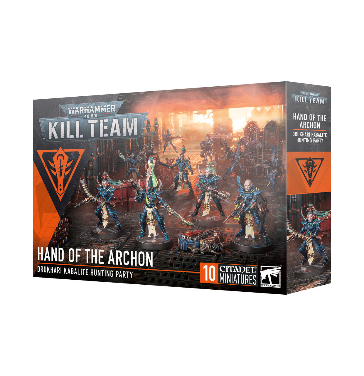 Games Workshop Warhammer 40K Drukhari Kill Team Hand Of The Archon Plastic Box 103-26