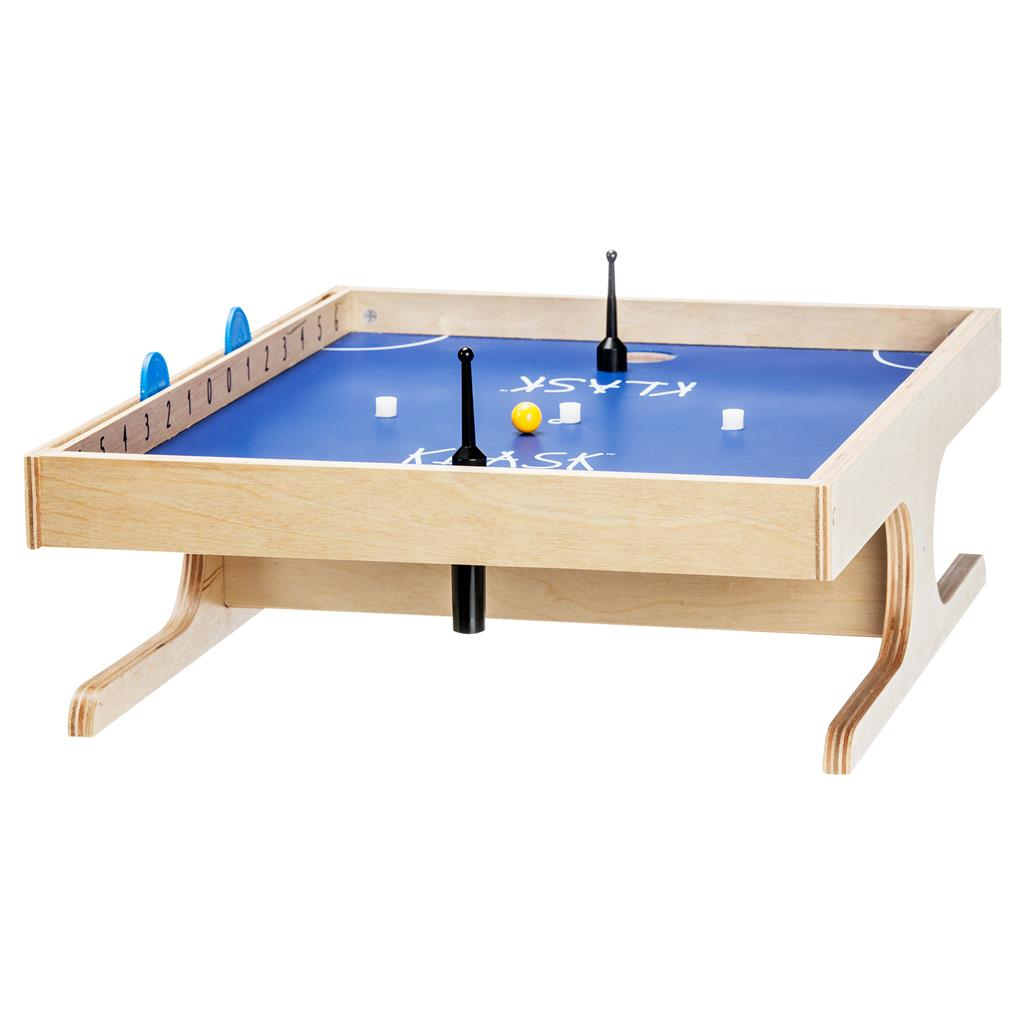 Asmodee KLASK Magnetic Party Game of Skill for Kids and Adults for Ages 8 and up Half Foosball Half Air Hockey Average Playtime 15 Minutes or less for 2 Players KL8350