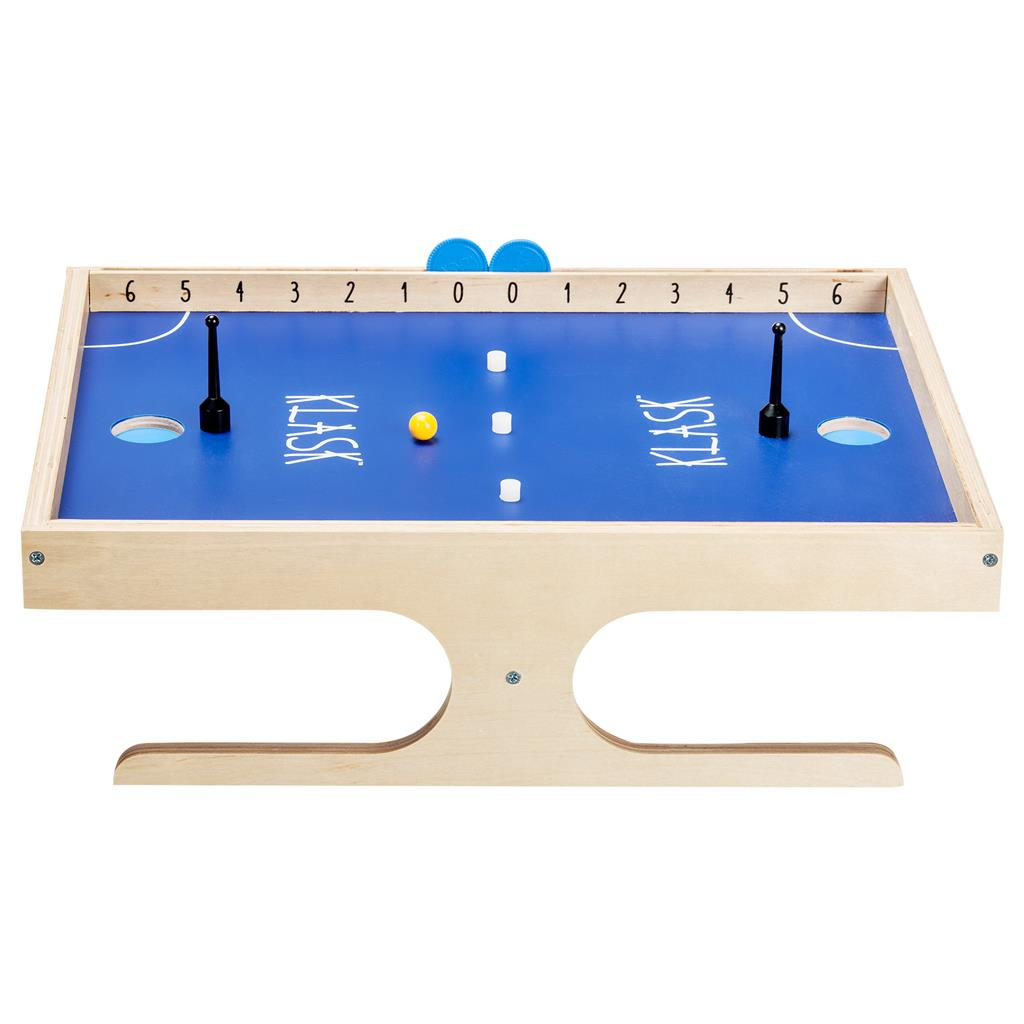 Asmodee KLASK Magnetic Party Game of Skill for Kids and Adults for Ages 8 and up Half Foosball Half Air Hockey Average Playtime 15 Minutes or less for 2 Players KL8350