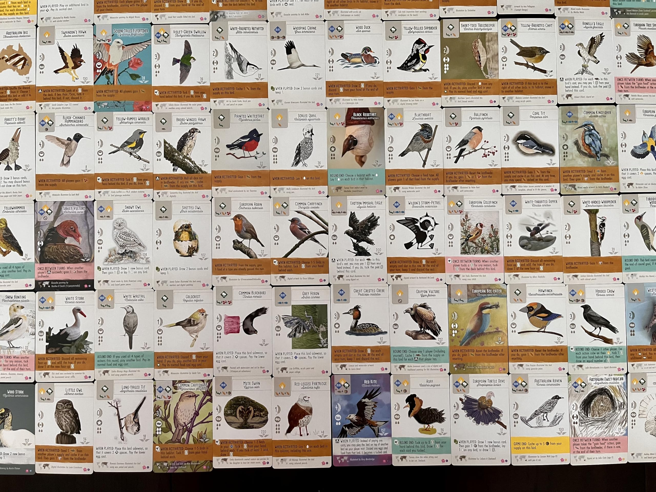 WINGSPAN: FAN ART CARDS