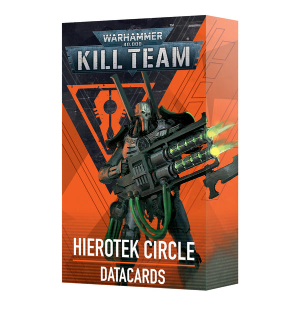 Games Workshop Warhammer 40K Necrons Kill Team Hierotek Circle Datacards English 103-67