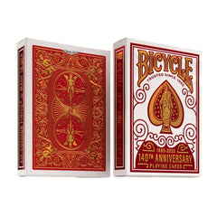 Bicycle Playing Cards 140th Anniversary Edition Premium Collectible Deck Celebrating Historic Legacy of Bicycle JKR10045697
