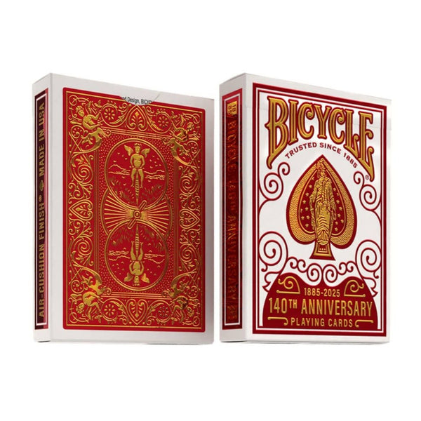 Bicycle Playing Cards 140th Anniversary Edition Premium Collectible Deck Celebrating Historic Legacy of Bicycle JKR10045697