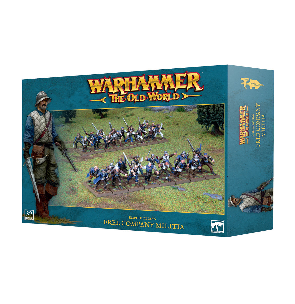 Games Workshop Warhammer The Old World Empire Of Man Free Company Militia Plastic Box 06-104