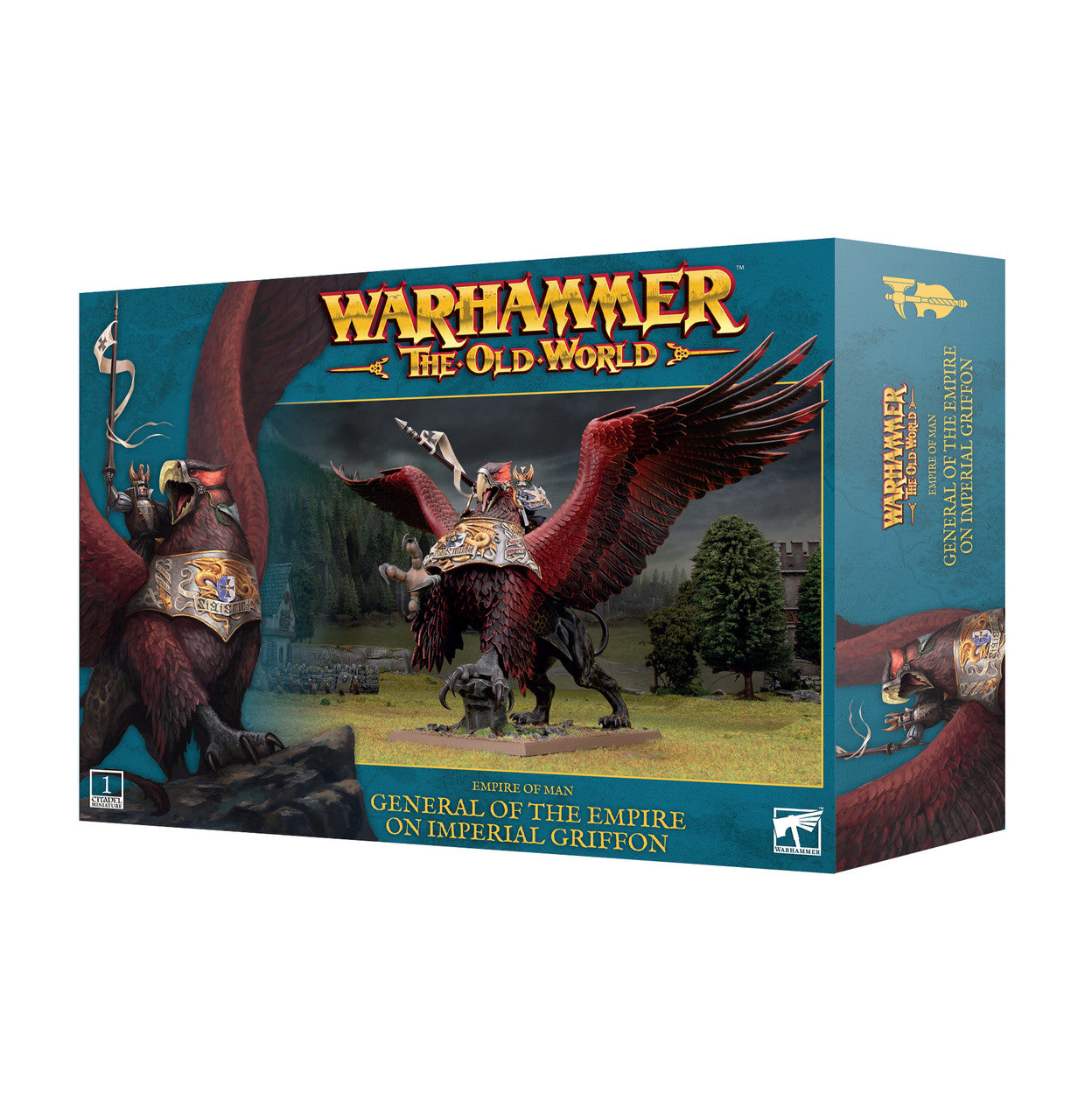 Games Workshop Warhammer The Old World Empire Of Man General Of The Empire On Imperial Griffon Plastic Box 06-103