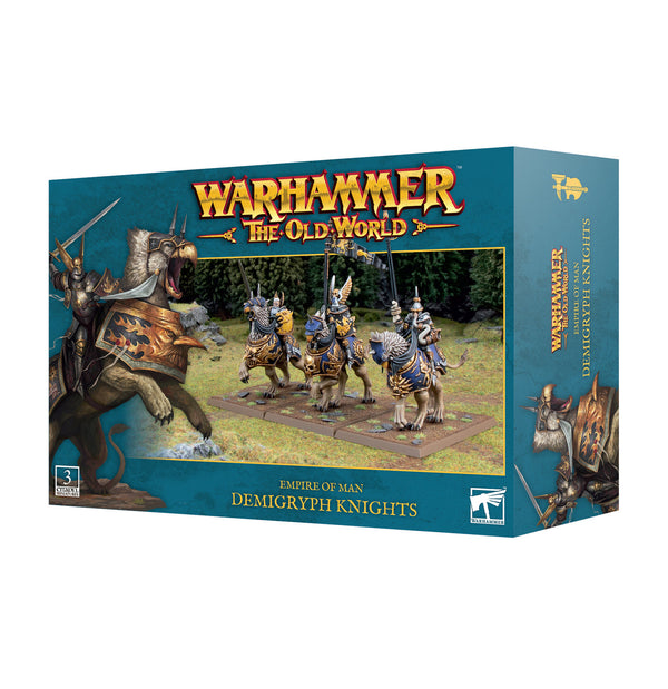 Games Workshop Warhammer The Old World Empire Of Man Demigryph Knights Plastic Box 06-107