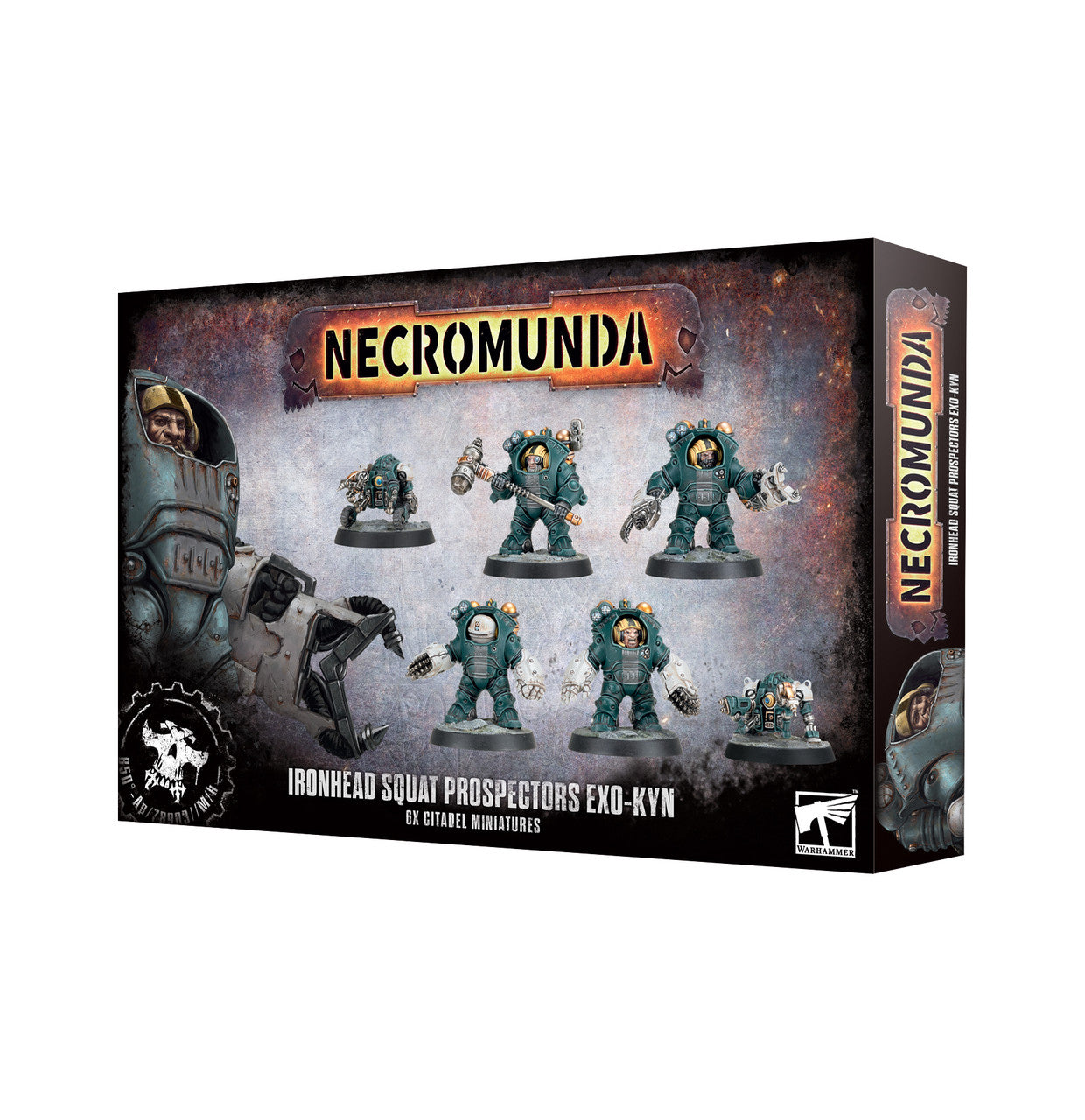 Games Workshop Warhammer 40K Necromunda Squat Prospectors ExoKyn 301-52