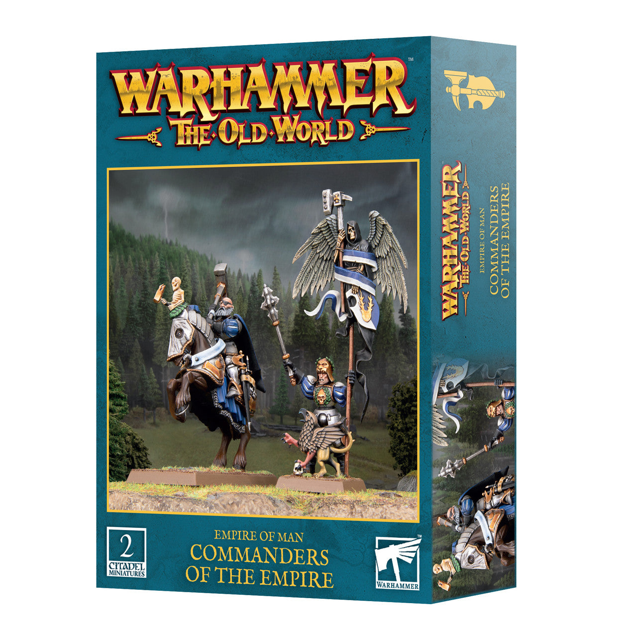 Games Workshop Warhammer The Old World Empire Of Man Commanders Of The Empire Plastic Box 06-118