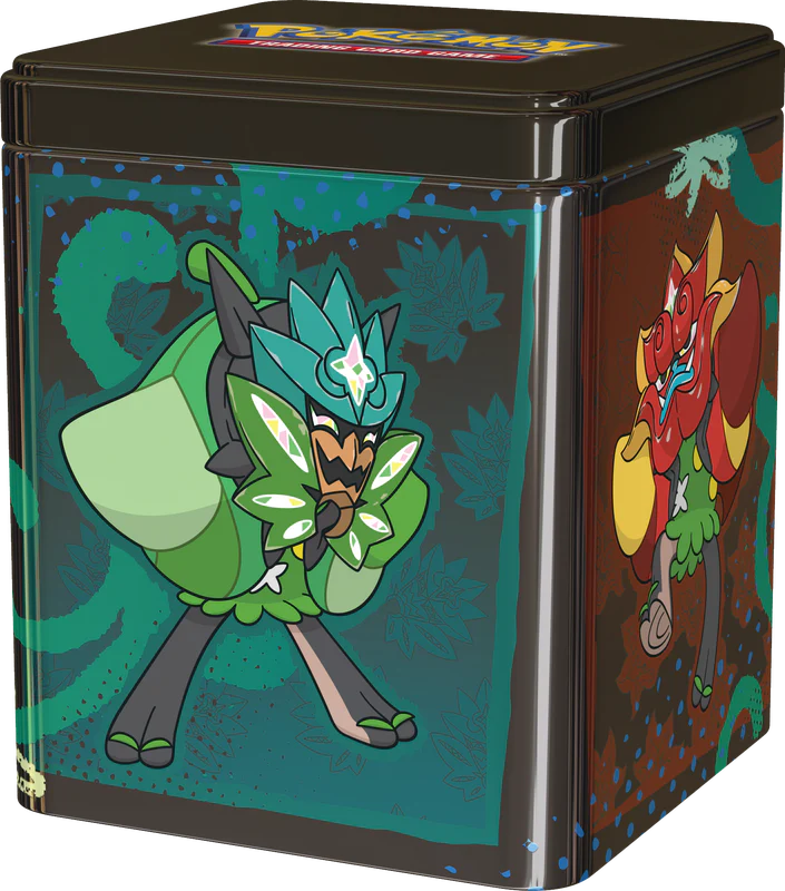 Pokemon TCG Stacking Tins Q1 2025 feisty Ogerpon Pack PKU10058-FeistyOgerpon