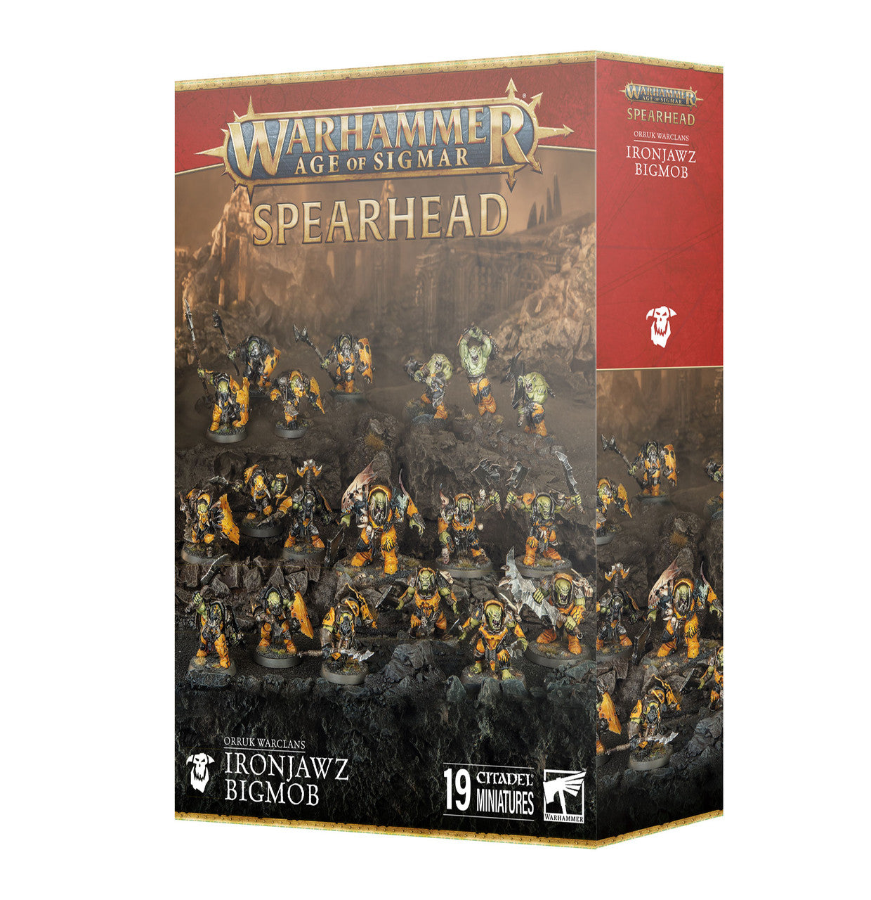 Games Workshop Warhammer Age of Sigmar Spearhead Orruk Warclans Ironjawz Bigmob 70-893