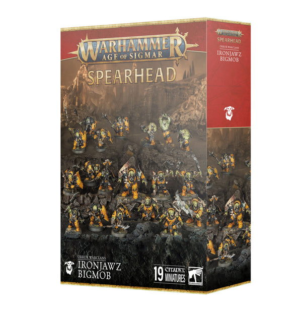 Games Workshop Warhammer Age of Sigmar Spearhead Orruk Warclans Ironjawz Bigmob 70-893