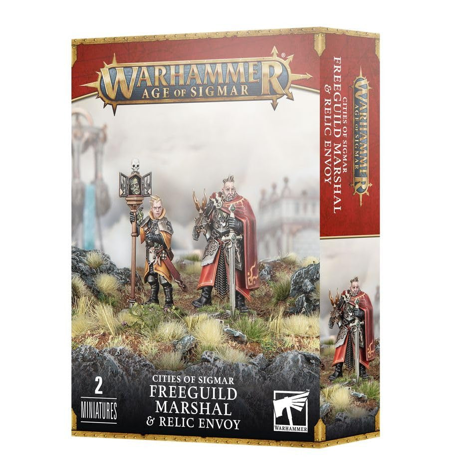 Games Workshop Warhammer Age of Sigmar Freeguild Marshal and Relic Envoy Web Exclusive