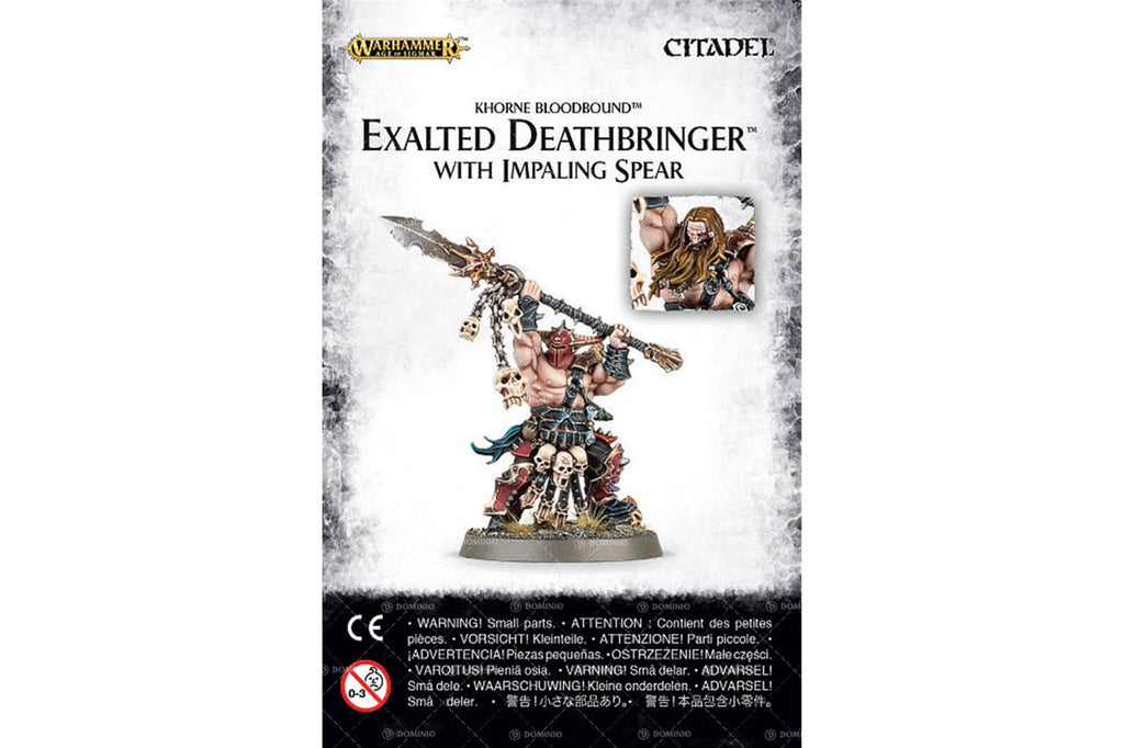 Games Workshop Warhammer Age of Sigmar Exalted Deathbringer with Impaling Spear Web Exclusive