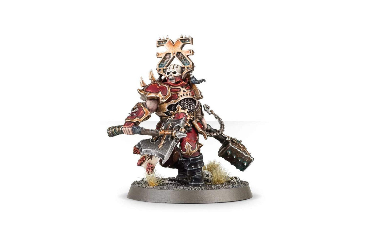 Games Workshop Warhammer Age of Sigmar Aspiring Deathbringer with Goreaxe and Skullhammer Web Exclusive