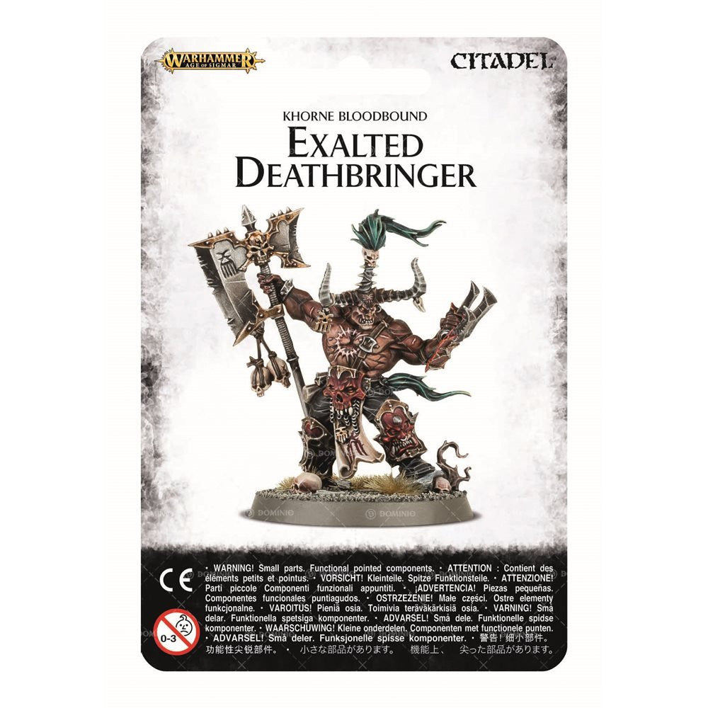 Games Workshop Warhammer Age of Sigmar Exalted Deathbringer with Ruinous Axe Web Exclusive