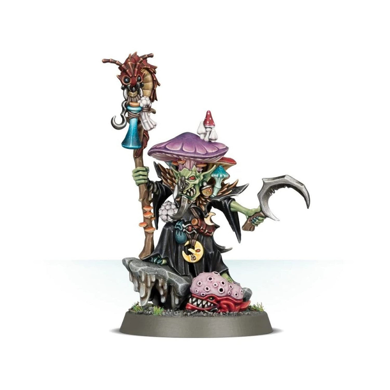 Games Workshop Warhammer Age of Sigmar Fungoid Cave-Shaman Snazzgar Stinkmullett Web Exclusive